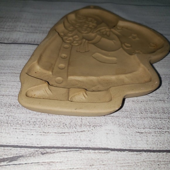 Vintage Brown Bag Cookie Art Santa Claus Cookie Mold 1989 Hill Design Christmas - Picture 5 of 7